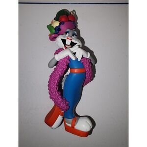 Hallmark Bugs‎ Bunny Carmen Miranda Christmas Tree Ornament  1997